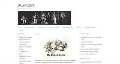 Desktop Screenshot of malapizzica.it