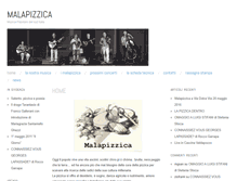 Tablet Screenshot of malapizzica.it